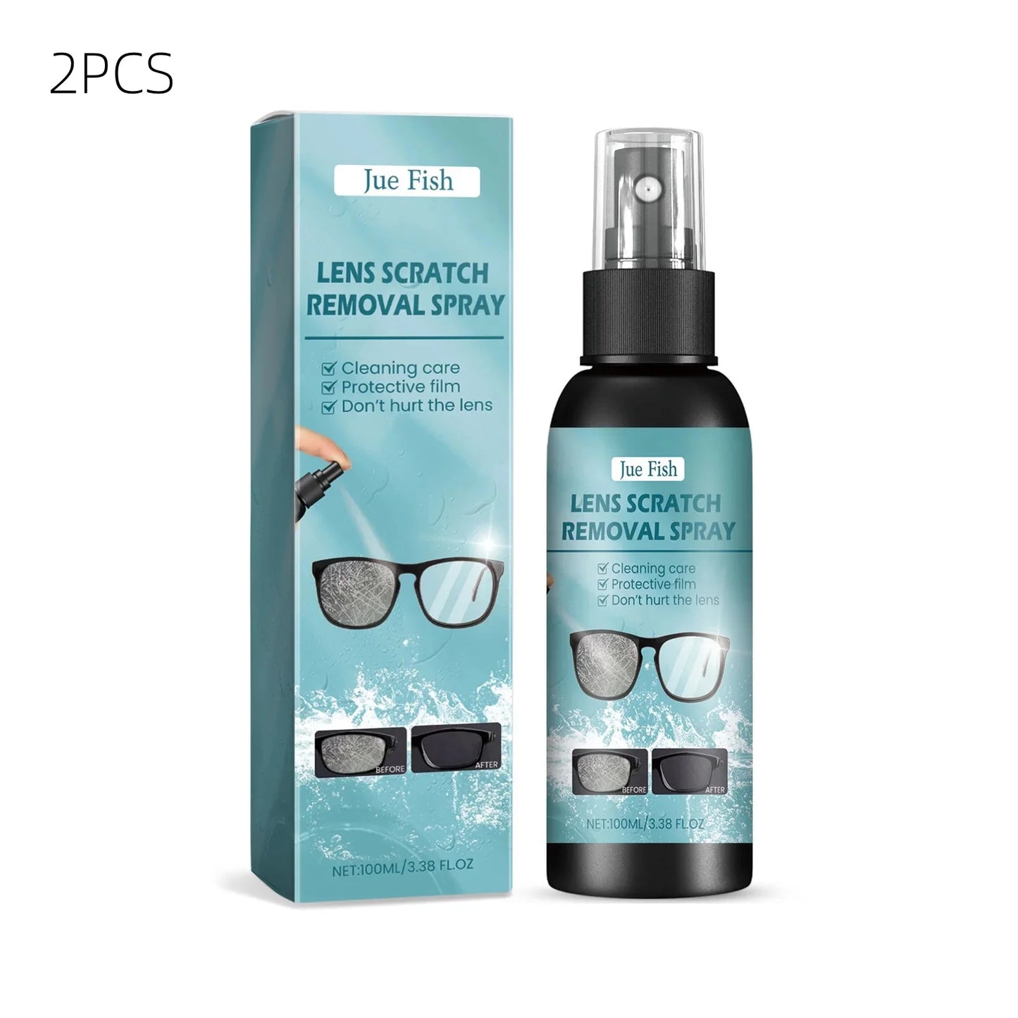 Spray Nettoyant Lunettes Noirette | Verres Impeccables