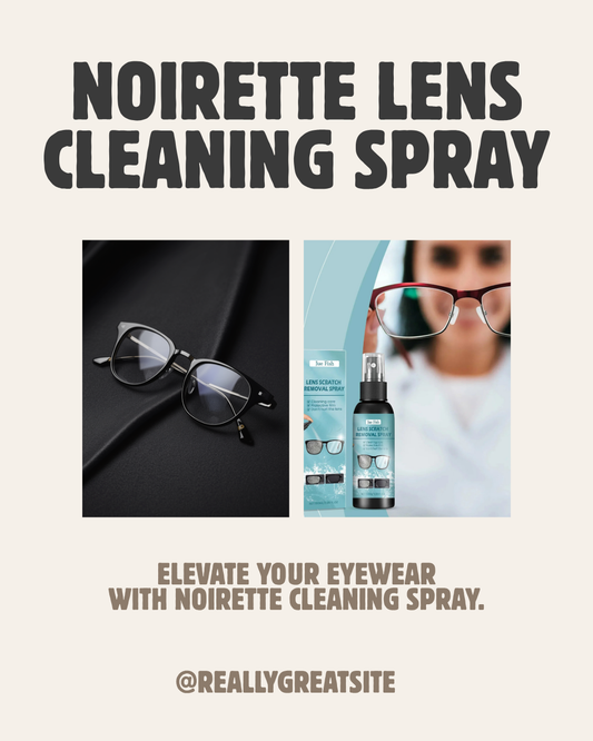 Spray Nettoyant Lunettes Noirette — Verres Impeccables