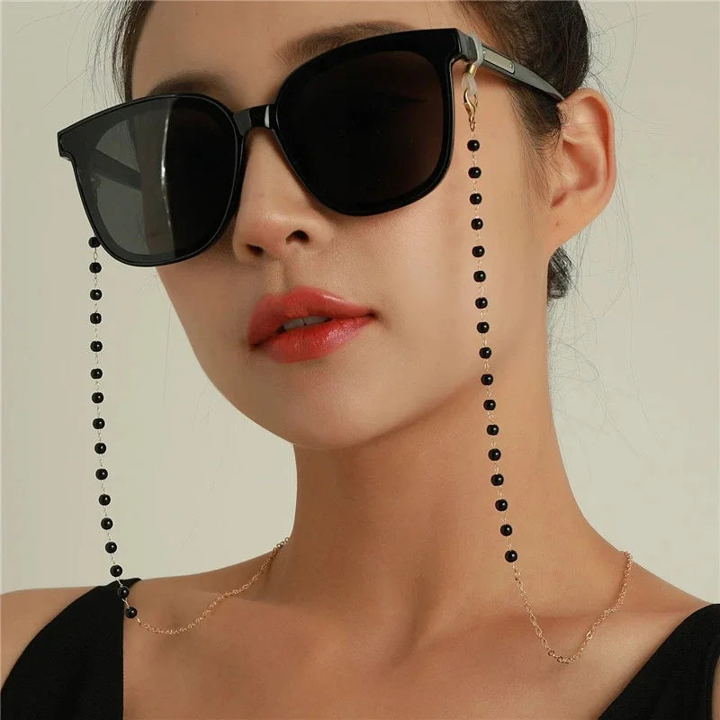 Cordon à Lunettes Tendance Noirette | Chaîne Anti-Perte