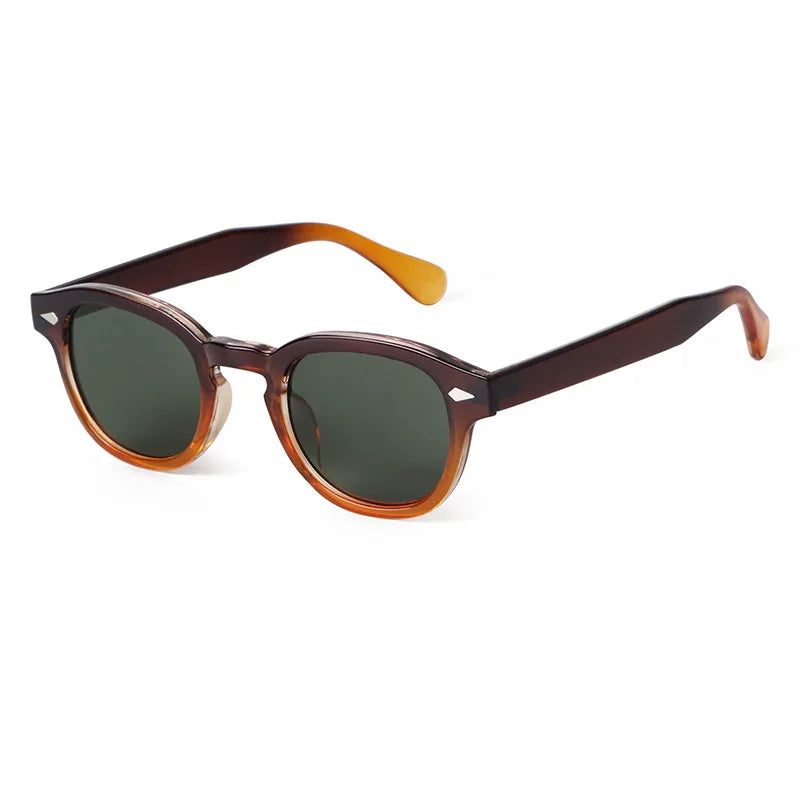 Lunettes de soleil vintage Noirette monture argentée UV400