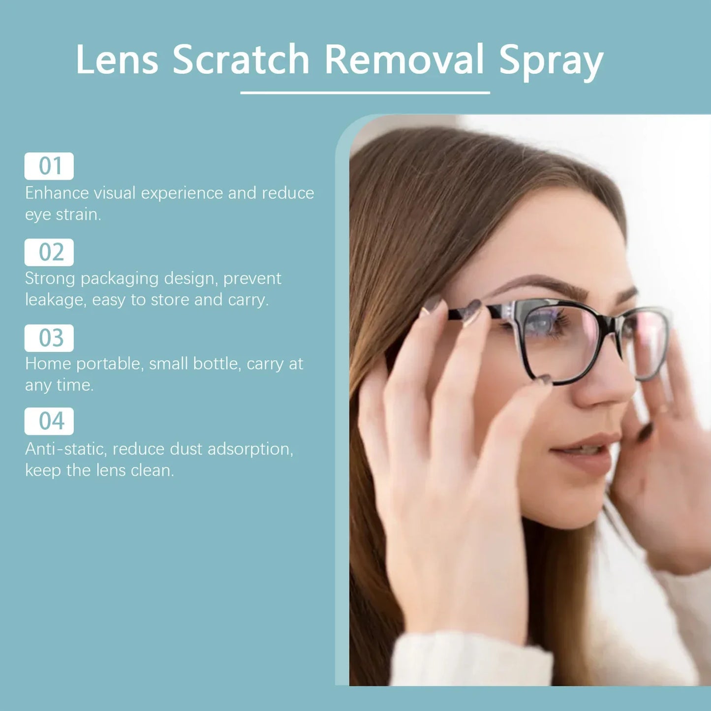 Spray Nettoyant Lunettes Noirette | Verres Impeccables