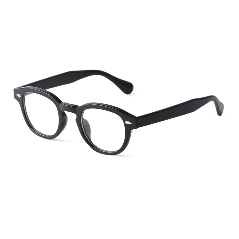 Lunettes Noirette Noir Absolu verres bleu acier UV400